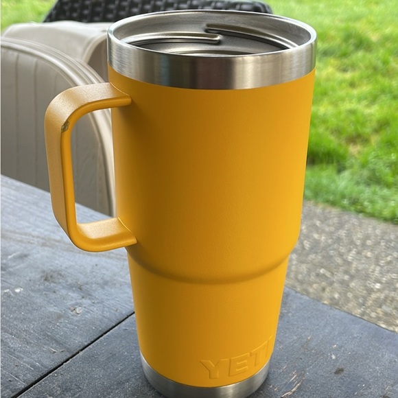 YETI Yellow Travel Mug - Picture 3 of 5